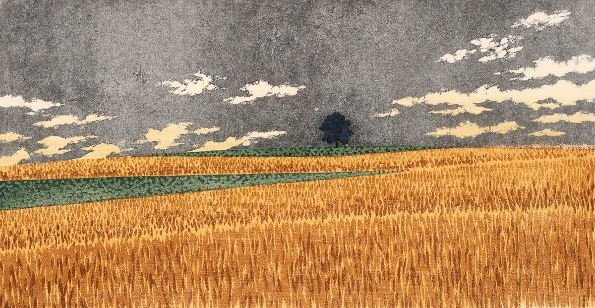 安い日本製Hill-1 Wheat 版画