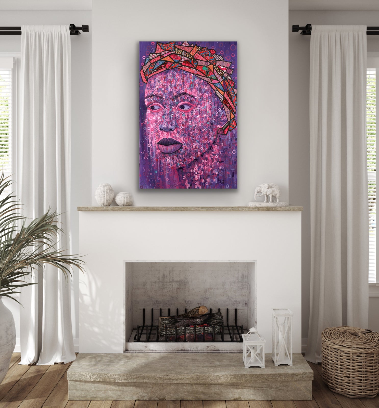 Art Above Fireplace: Ideas, Sizes and 25 Recommendations